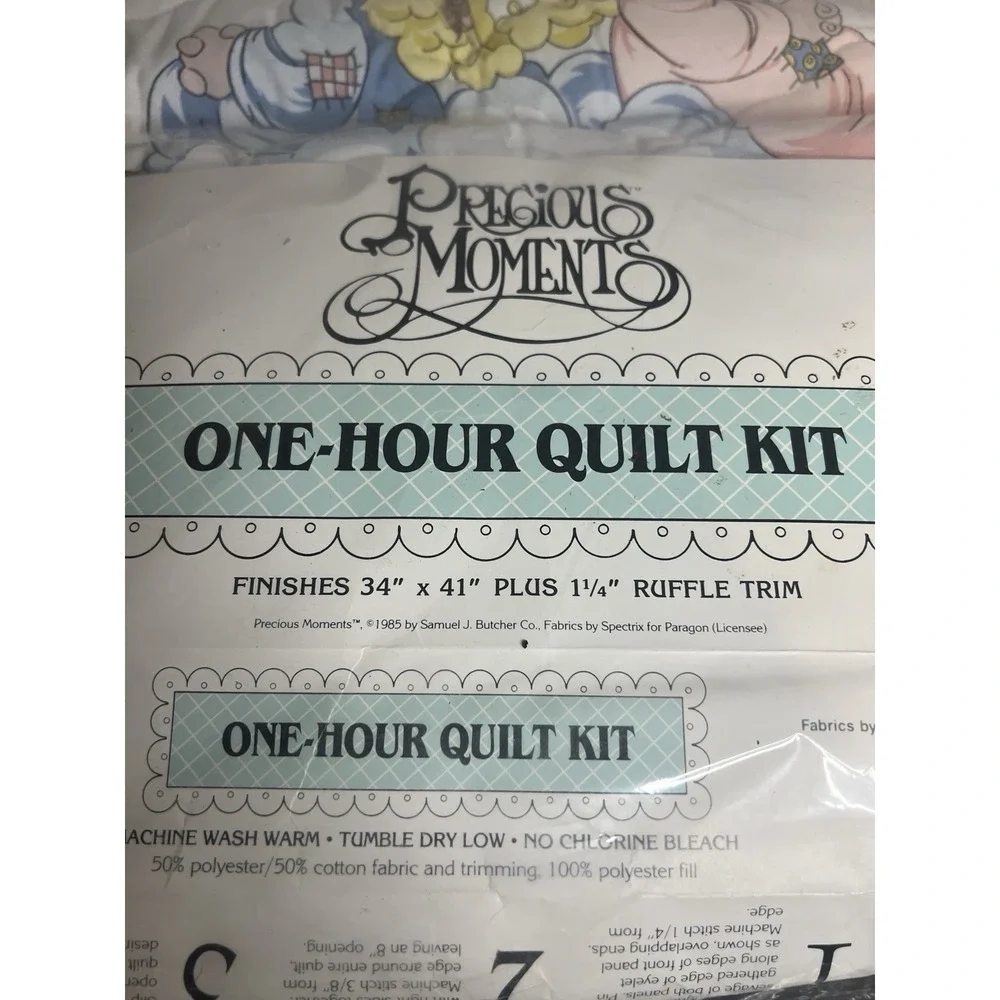 Precious Moments 1985 One-Hour Quilt Kit‎ 34